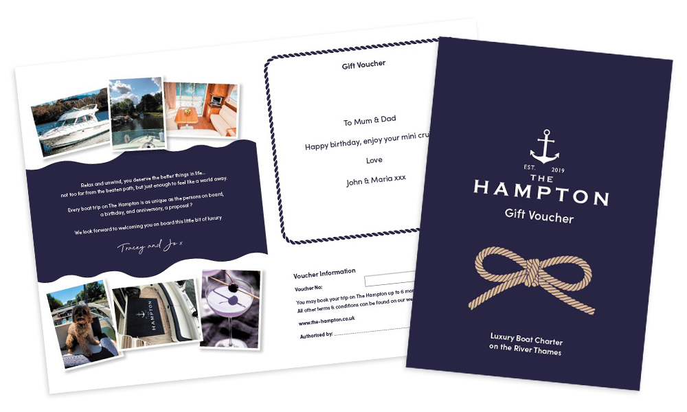 The Hampton Boat Hire Gift Voucher Image